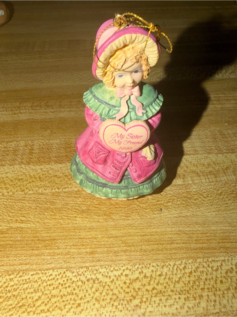 Vintage American Greetings 1996 "My Sister My Friend" ornament Christmas